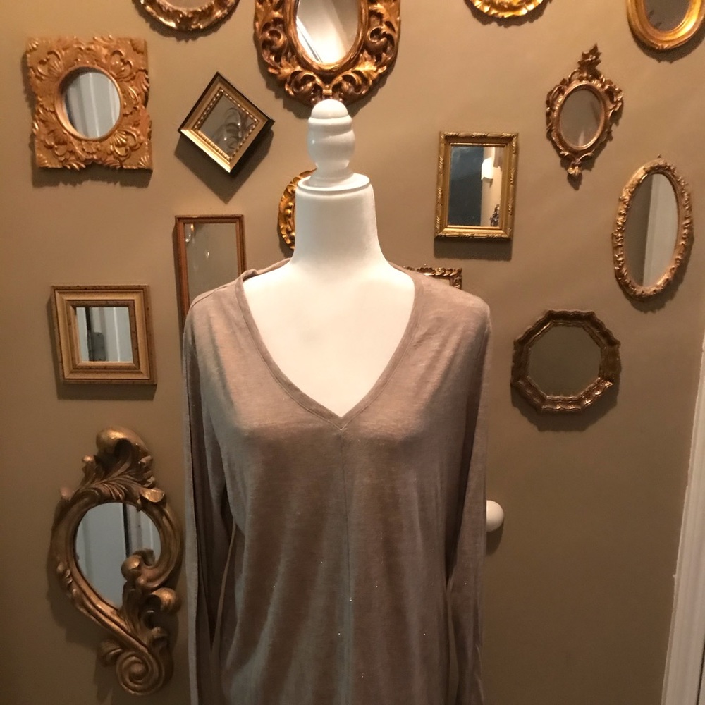Tan blouse